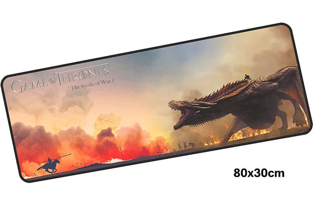 Game of Thrones mouse pad gamer 800x300mm hot sales mouse mat large gaming mousepad large High-end pad mouse PC desk padmouse