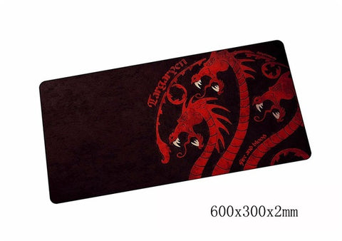 Game of Thrones mouse pad 60x30cm pad to mouse mat notbook computer mousepad HD print gaming padmouse gamer to laptop mouse mats