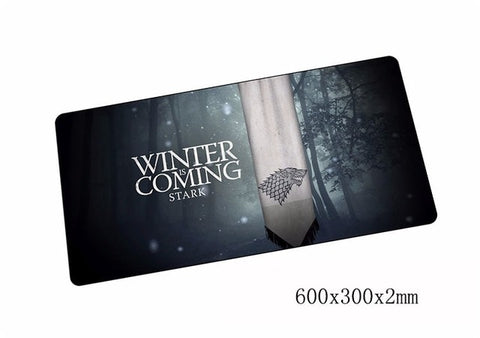 Game of Thrones mouse pad 60x30cm pad to mouse mat notbook computer mousepad HD print gaming padmouse gamer to laptop mouse mats
