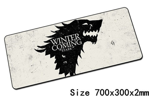 Game of Thrones mouse pads 70x30cm pad to mouse notbook computer mousepad gaming mousepad gamer to keyboard laptop mouse mat