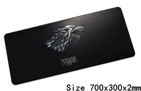 Game of Thrones mouse pads 70x30cm pad to mouse notbook computer mousepad gaming mousepad gamer to keyboard laptop mouse mat