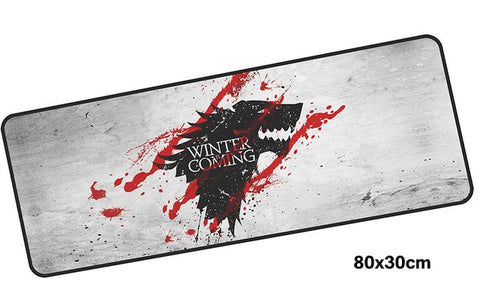 Game of Thrones mouse pad gamer 800x300mm hot sales mouse mat large gaming mousepad large High-end pad mouse PC desk padmouse