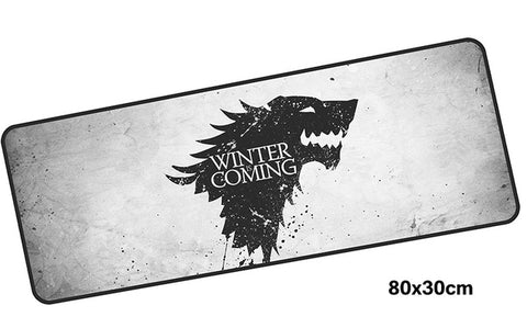 Game of Thrones mouse pad gamer 800x300mm hot sales mouse mat large gaming mousepad large High-end pad mouse PC desk padmouse