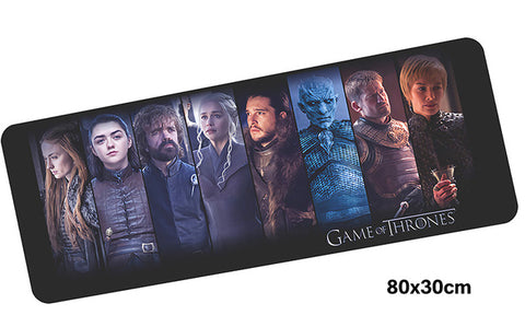 Game of Thrones mouse pad gamer 800x300mm hot sales mouse mat large gaming mousepad large High-end pad mouse PC desk padmouse