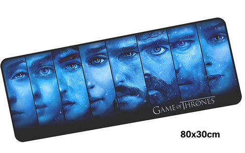 Game of Thrones mouse pad gamer 800x300mm hot sales mouse mat large gaming mousepad large High-end pad mouse PC desk padmouse