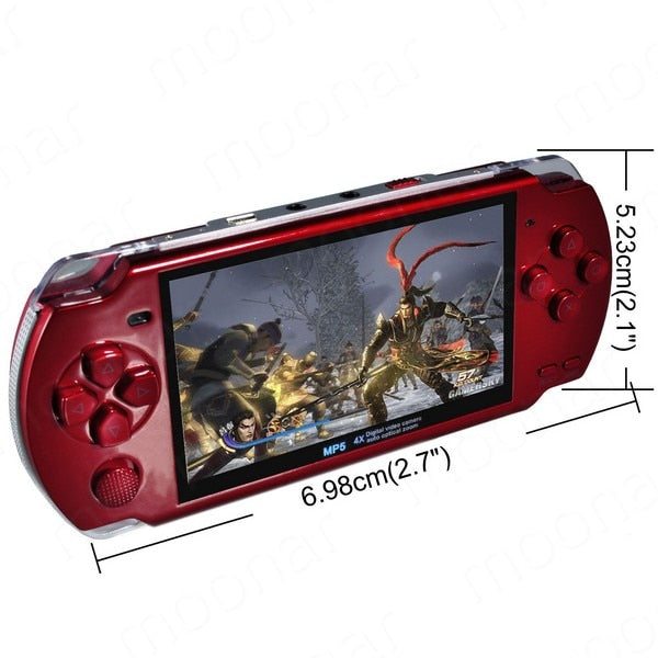 Built-in 5000 games, 8GB 4.3 Inch PMP Handheld Game Player MP3 MP4 MP5 Player Video FM Camera Portable Game Console fast ship