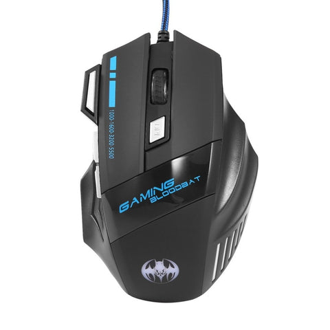 Gaming mouse gamer Wired Computer Mause Mice For Pro Gamer 5500 DPI 7 Buttons LED USB Optical mouse sem fio Drop Shipping