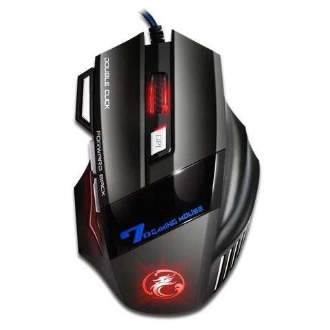 Professional Wired Gaming Mouse 5500 DPI Adjustable 7 Buttons Cable USB LED Optical Gamer Mouse  For PC Computer Game Mice X7