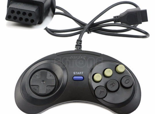OCDAY 6 Button Wired Pad Gamepad Controller For Mega Drive Megadrive Sega MD Genesis Z17 Drop Ship