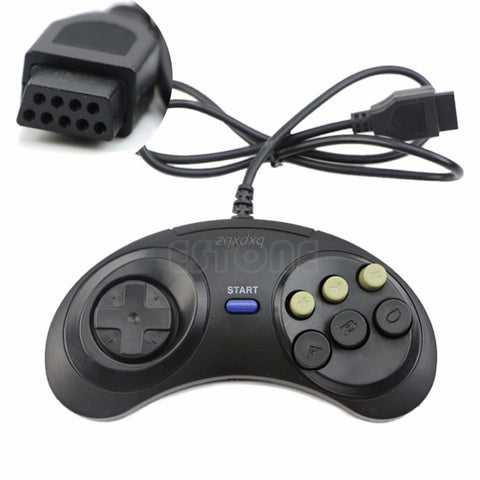OCDAY 6 Button Wired Pad Gamepad Controller For Mega Drive Megadrive Sega MD Genesis Z17 Drop Ship