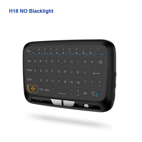 H18 Plus 2.4GHz Wireless Mini Keyboard Touchpad With backlight Function Air Mouse Game Keyboards with Backlit For Smart TV PS3