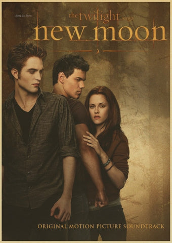 Wall sticker movie poster The Twilight Saga and huntsman Paint Kraft Paper Retro Bar Cafe Living Room Wall Art Crafts