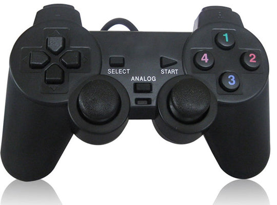 USB Wired PC Game Controller Gamepad Shock Vibration Joystick Game Pad Joypad Control for PC Computer Laptop Gaming Play