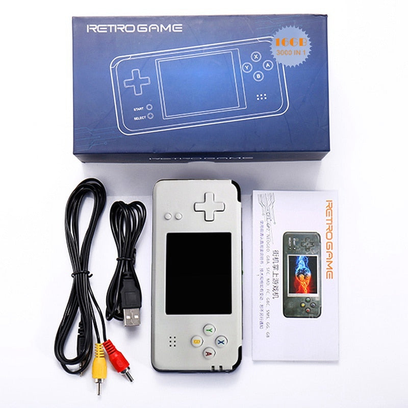 Portable Video Handheld Game Console Retro 16GB Video Game Retro Handheld Game Player Built-in 3000 Games