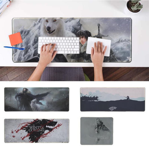 Yinuoda New Design Game Of Thrones Keyboards Mat Rubber Gaming mousepad Desk Mat Mouse Keyboards Mat Mousepad for boyfriend Gift