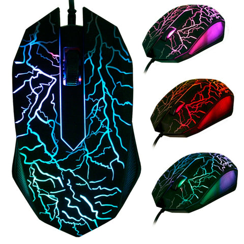 3200DPI LED Optical 3 Buttons 3D USB Wired Gaming Game Mouse Pro Gamer Luminous Computer Mice For PC USB Wired mouse gamer