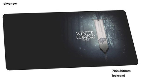 Game of Thrones pad mouse Fashion computador gamer mouse pad 70x30cm padmouse Halloween Gift mousepad gadget office desk mats