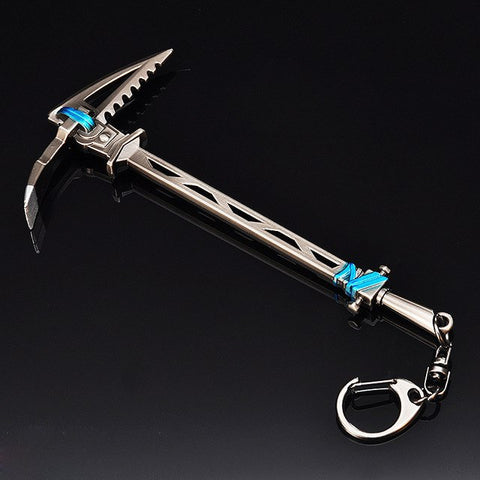 Fortnight Battle Royale Keyring Fort Night Pickaxe Fortress Action Figure Game Weapon Model Toys Matel Keychain Alloy