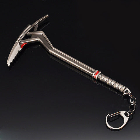 Fortnight Battle Royale Keyring Fort Night Pickaxe Fortress Action Figure Game Weapon Model Toys Matel Keychain Alloy