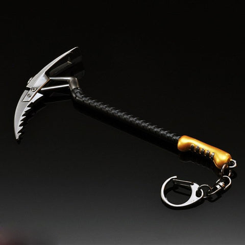 Fortnight Battle Royale Keyring Fort Night Pickaxe Fortress Action Figure Game Weapon Model Toys Matel Keychain Alloy