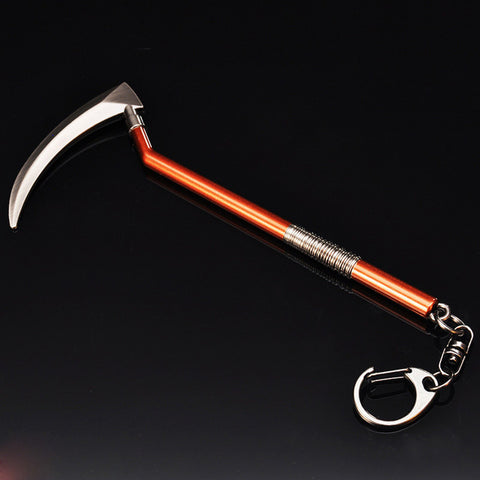 Fortnight Battle Royale Keyring Fort Night Pickaxe Fortress Action Figure Game Weapon Model Toys Matel Keychain Alloy