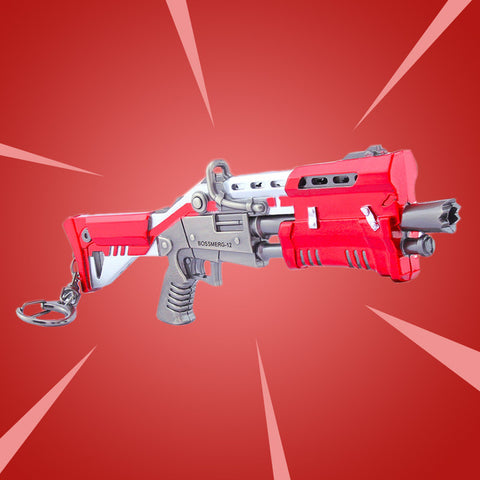 Kids Christmas Gifts Toy Fortnight Battle Royale Action Figure FORTRESS Gun Model Alloy Weapons FORTNIGHT Keychain Fort Night