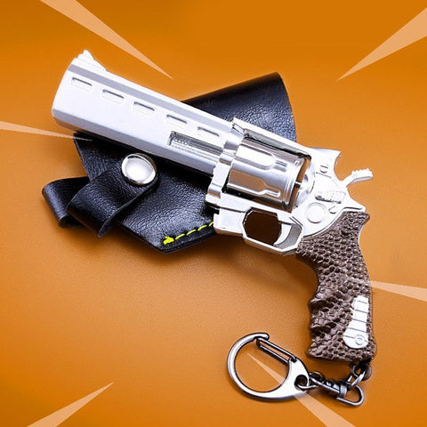 Kids Christmas Gifts Toy Fortnight Battle Royale Action Figure FORTRESS Gun Model Alloy Weapons FORTNIGHT Keychain Fort Night