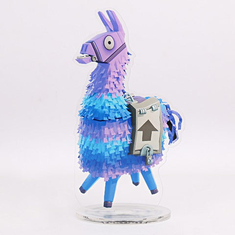Game Toys Fortnight Acrylic Action Figures Stand Model Llama horse pink bear pvc figure Desk Decoration Party Favors Supplie